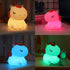 AGEK Dimmable Unicorn Night Light for Kids, Silicone Baby Nursery Night Light LED Unicorns Lamp Rechargeable Bedside