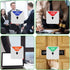 Office Privacy Sign - Do Not Disturb/Please Knock/Out of Office Magnetic Door Indicator (Square, Silver)