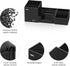 deli Plastic Desk Organizer with Pencil Holder and Sticky Note Tray, 6 Compartments for Office Supplies