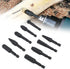 10pcs Rotary Burr Wood Carving Rasp Files Set with 1/4" Hex Shank for Woodworking Carving, Shaping, and Grooving