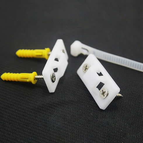 Generic 6Pcs Furniture Anchors Resistant Straps for TV Stands Dresser Bed