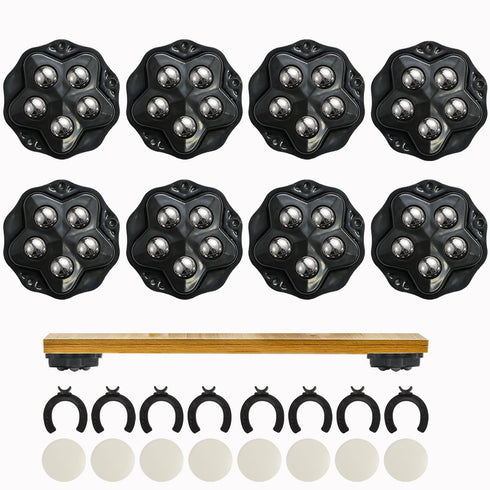 Self Adhesive Caster Wheels - 8 PCS 360 Swivel Appliance Rollers, Heavy
