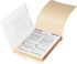 Smead Stackable Folder Divider with Fastener, Manila, Letter Size, 50 per Box (35600)
