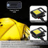 2Pack, MAKDAK COB Rechargeable Keychain Flashlight High Lumen Super Bright LED Work Light with Magnet,Clip,Bottle