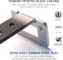 8 Inch 4-Pack 1/5'' (3000K 220LBS LEOPO Openwork Heavy-Duty Shelf Brackets, Thick Carbon Steel, Built-in LED Lights
