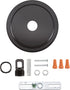Aspen Creative 21508-11, 5-1/2" 1" Transitional Chandelier & Light Fixture Canopy Kit w/Collar Loop, Oil Rubbed Bronze