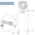 2-Pack 20ft 360W E26 E27 JACKYLED Extension Hanging Lantern Cord Cable UL with Socket On/Off Button Pendant Lighting