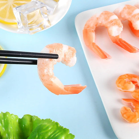 Kangnice Highly Detailed Polystyrene Shrimp Stay for Restaurant Presentation Food Formatting and Gastronomic Education