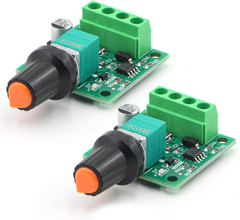 RioRand Low Voltage DC Motor Speed Controller, 1.8v to 15V, 2A PWM, 2PCS