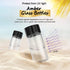 QOAEZK12ML Sample Vials, 3 Dram Clear Borosilicate Glass Storage Bottles, Pack of 100 with PE Liners