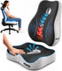 EQEH Seat Cushion and Lumbar Support Pillow Set, Back and Butt Support, Sciatica