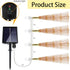 4 Pack 800 8 Dimmable, LED Solar Starburst Sphere Lights,Firework Light Remote Control Timer Modes Waterproof Hanging