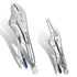 WORKPRO 2-Piece Locking Pliers Set, 6.5 Inch Long Nose & 10 Inch