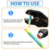 Oiojuct Set (240Pcs) Heat Shrink Butt Connectors Kit - Waterproof Electrical Splice Crimp Terminal for Automotive