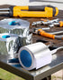 4 inch x 65 feet 4.0 mil Aluminum Foil Tape, Professional Adhesive for HVAC Pipe Repairs
