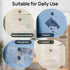 New Folio Document Organizer, Paper Organizer with Envelope Pocket, in Case I Go Missing Binder (Blue)