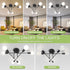 6 E26 Bulbs CANMEIJIA Modern Sputnik Chandelier Ceiling Light Fixture with Lights Black Mid Century Ceiling Mount
