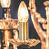 10Pcs Flanging Sleeve for Crystal Chandelier Accessories Lamp Base Sleeve for European Retro Chandeliers Heat Resistant