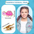 50 Sets Juexica Employee Appreciation Gifts Bulk Positive Turtle Pins You're Awesome Inspirational Notecard Thank You