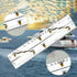 Generic 12" Marine Navigation Parallel Ruler - Parallel Ruler for BoatClear Acrylic