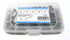 iexcell 100 Pcs #8-32 Stainless Steel 304 Hex Socket Button Head Cap Screws Assortment Kit