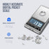 Flexzion Jewelry Small Digital Scale, .01 Gram Accuracy, Portable Digital Scale with 300g Weight Capacity