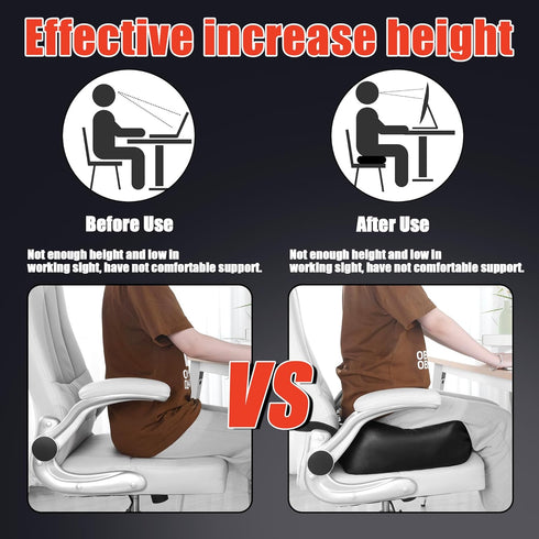 Office,6 HOMBYS Extra Thick Chair Cushions for in Breathable Adult Booster Seat for Car,Waterproof Car Seat Cushion