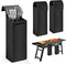 2 PCS Upgraded Grill Tool Storage Caddy, Hollow Design - Automatic Drainage,