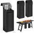 2 PCS Upgraded Grill Tool Storage Caddy, Hollow Design - Automatic Drainage,