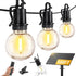 100FT 32 Shatterproof,Dimmable ZJOJO Solar Lights Outdoor Wateroproof, Solar String Lights with Remote USB Port LED