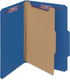 Smead Pressboard Classification File Folder, Dark Blue, Legal Size, 1 Divider, 2" Expansion, 10 per Box (18732)