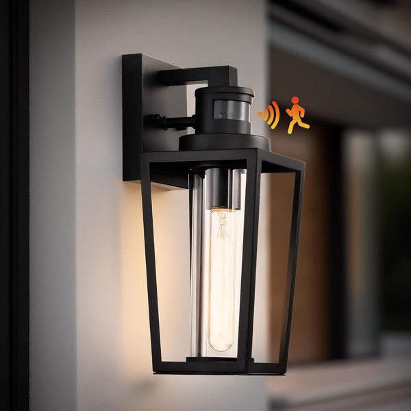 Edvivi Outdoor Wall Lights Exterior, Dusk to Dawn Motion Sensor Outdoor Lighting
