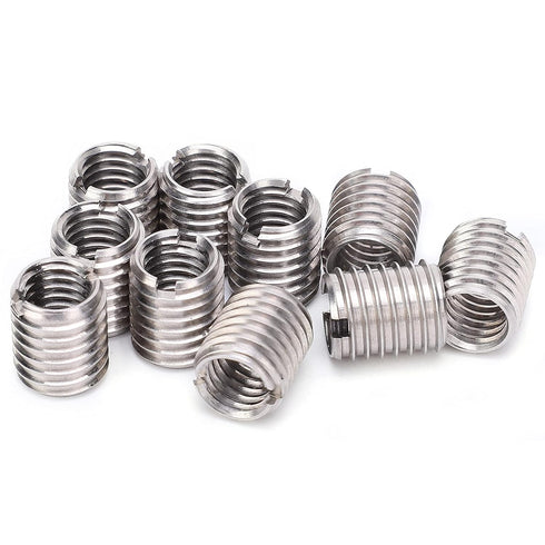 Thread Inserts, 10 PCS M8 to M10 Thread Adapter Insert Nut for Automotive, Furniture Projects