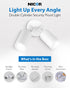 100W, 120V, Outdoor Flood Light Fixture - Spot Lights Outdoor Security Light Fixture, Adjustable Double Cylinder Head