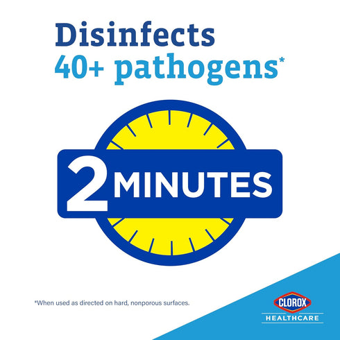 6" 5", 150 Count (Package CLOROX Healthcare VersaSure Cleaner Disinfectant Wipes, x Canister May Vary)