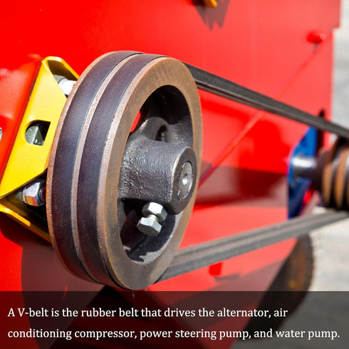 M-22 Drive V-Belt, 22 Inch Pitch Girth, Wrapped Industrial Power Rubber Belt for Transmission Use, JIS Standard