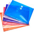 FANWU Plastic Letter Size Envelopes with Button & String Tie Closure, Clear Poly Reusable File Folders for Office