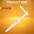 30ML 30cc 1/2 Pack (1) Pump Dispenser White Pump for Cheese Dispenser - Nacho Cheese Machine Pump Top Replacement, Fits