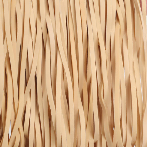Foshine Large Rubber Bands - Beige 7 Inch 120 Pack Elastics Bands, Size 117B Long Rubber Bands for Office Supplies