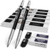 Nicpro 2mm Metal Mechanical Pencil Set, 2PCS Lead Holder with 120 Graphite Lead Refill (HB 2H 4H 2B 4B & Color), 2