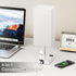 3-Way Dimmable E26 Bulb Touch Bedside Table Lamp for Nightstand - Night Lamp with USB A + Type C Charging Ports and Two