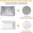 50W 4300LM 500W IP66 16.4FT 5000K LTE LED Work Light, Equivalent Portable Light Waterproof Outdoor Flood Lights Cable