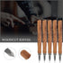 DOITOOL 5pcs Marking Knife Woodworking - Thin Blade Dual Bevel Scribe Tool for Wood Marking and Carving