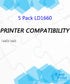EASYPRINT Compatible Toner Cartridge Replacement for Dell C1660 C1660W C1660cnw 1660 Printer (5 Pack: 2 Black, 1 Cyan,