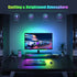 2-in-1 2 Setup, Under Monitor Light Bar, PCS Screenbar Light Desk Lamp Computer with Remote Controller Color Changing