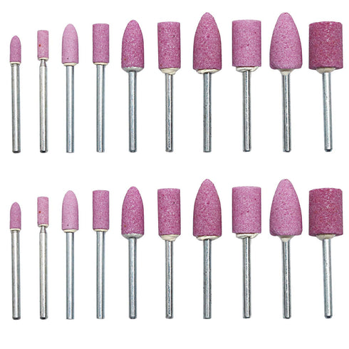 Abrasive Wheels Polishing Bits Grinding Stone Bit, Rotary Tool Accessories Drill Grinder Bit Kit, 20 Pieces