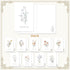 Harsever 50 Pack Floral Thank You Cards with Adhesive Envelopes,Gifts for Funeral Wedding Bridal Showers Baby Showers