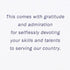 Veteran Appreciation Thank You Card - Gratitude & Admiration