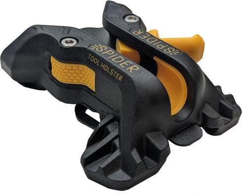 Spider Pro Tool Holster - Upgraded, Self Locking, Quick Draw Universal Tool Holder with Thumb Lock