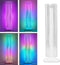 Yunseity Modern Table Lamp Night Light Bedside Lamp with Remote Control RGB